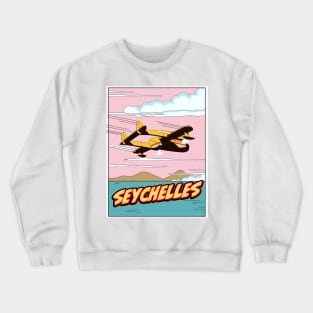 Seychelles Travel cartoon Crewneck Sweatshirt